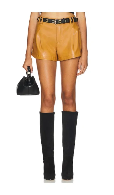 Free People X We The Free Free Reign Vegan Short In Brown Sugar