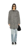 Free People X We The Free Get Around Houndstooth Shirt In Multi