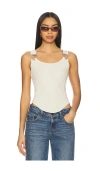 Free People X We The Free Jamie Buckle Tank In White