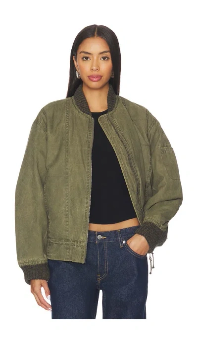 FREE PEOPLE X WE THE FREE JAX WASHED BOMBER