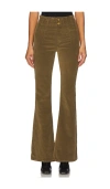 Free People X We The Free Jayde Cord Flare In Fir Green