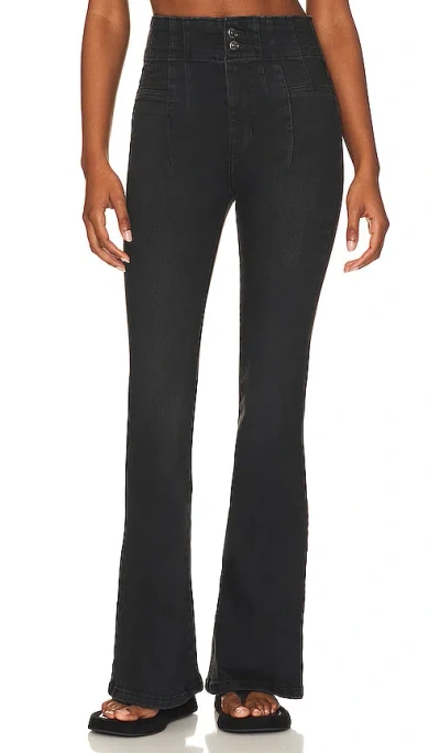 Free People Jayde Flare In Onyx