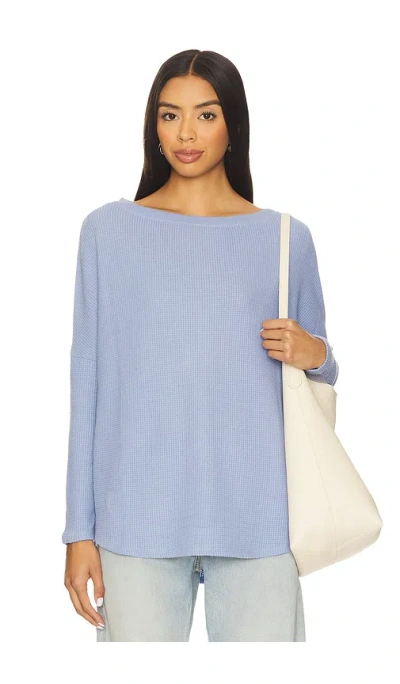 Free People X We The Free Latte Blues Thermal Solid