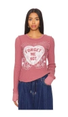 Free People X We The Free Lucky Locket Tee In Watermelon
