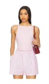 Free People X We The Free Mia Tank In Rose