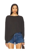 Free People X We The Free Nina Tee Long Sleeve In Black