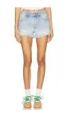 Free People X We The Free Now Or Never Denim Short In Moon Child
