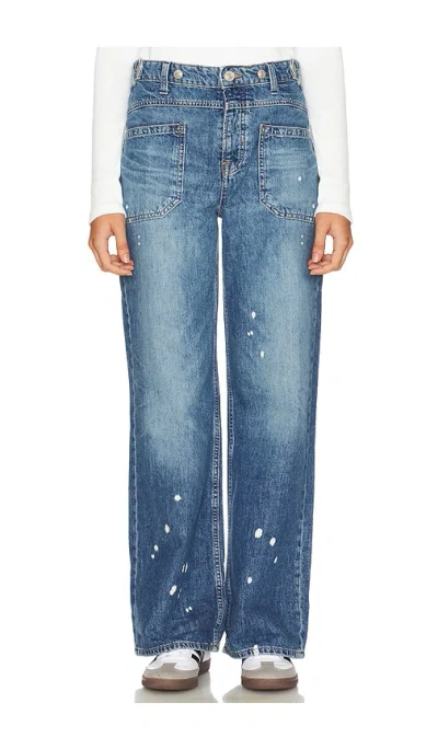 Free People X We The Free Palmer Cuffed Wide Leg In Multi