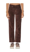 Free People X We The Free Risk Taker Cord Straight Leg In Chocolate