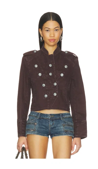 Free People X We The Free Ryland Band Jacket In Brown