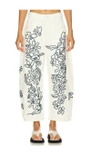 FREE PEOPLE X WE THE FREE SOUTACHE GOOD LUCK BARREL JEAN