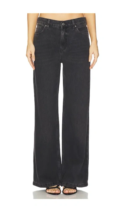 Free People X We The Free Stride Wide Leg In Black