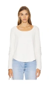 Shop Free People X We The Free Swinging Cable Cuff Top In Ivory Combo