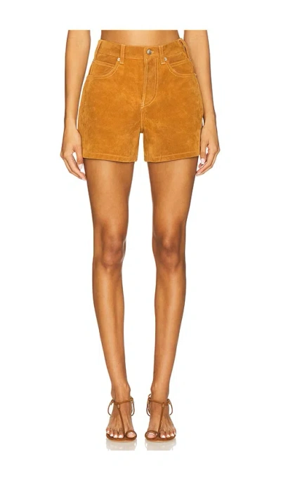 Free People X We The Free Tippi Faux Suede Short In Brown