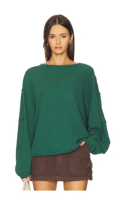 Free People X We The Free Total Eclipse Tee In Green