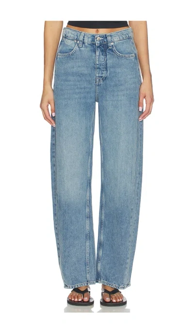Free People X We The Free Truro Baggy Puddle Jean In Blue