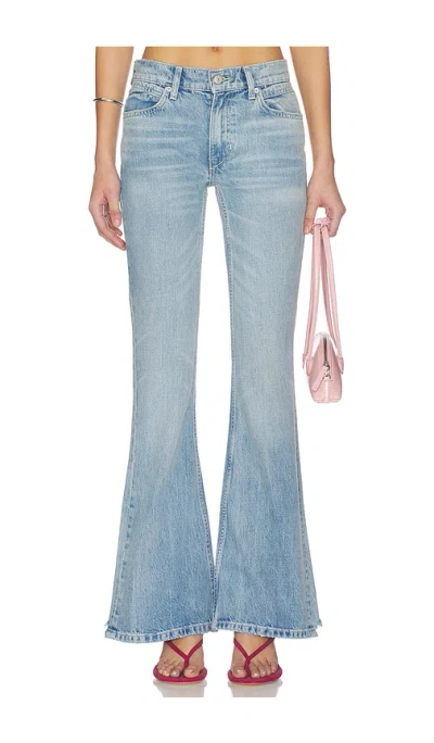 Free People X We The Free West Coast Relaxed Jean In Blue