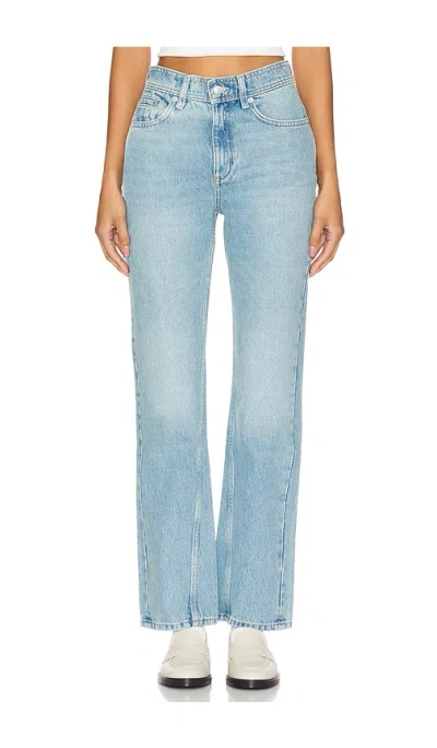 Free People X We The Free Xena Slim Straight In Union Blue