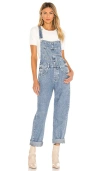 Free People X We The Free Ziggy Denim Overall In Blue