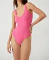 Free People Xyz Recycled Bodysuit In Multi