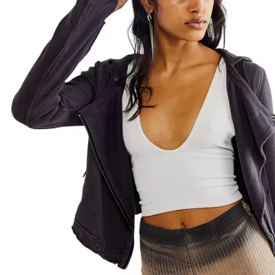Free People You Asked For It Moto Jacket In Black