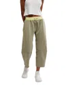 Free People You Wish Drawstring Pants In Sage Stone