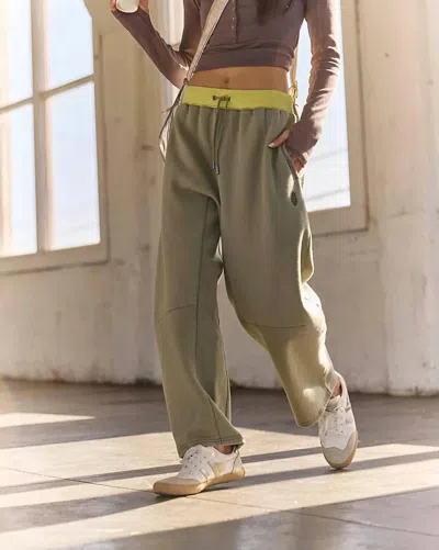 Free People You Wish Pant In Sage Stone