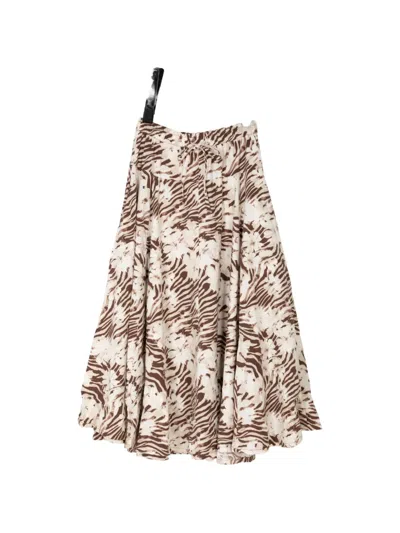 Free People Zebra-print Skirt In Multi