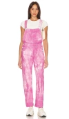 Free People We The Free Ziggy Denim Overalls In Pink