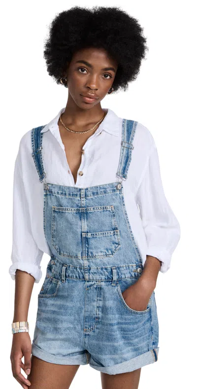 Free People Ziggy Shortalls In Follow Your Heart