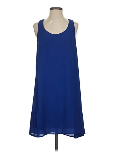 Pre-owned Free Press Casual Dress In Blue