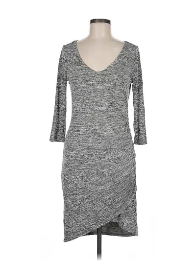 Pre-owned Free Press Casual Dress In Gray