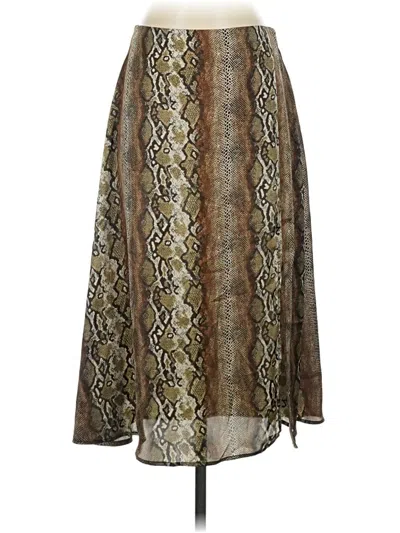 Pre-owned Free Press Casual Skirt In Brown