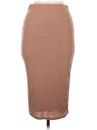 Pre-owned Free Press Casual Skirt In Brown