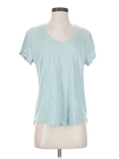Pre-owned Free Press Short Sleeve T-shirt In Teal