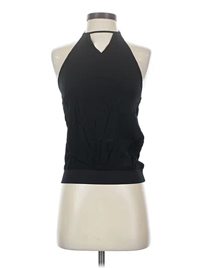 Pre-owned Free Press Sleeveless Blouse In Black