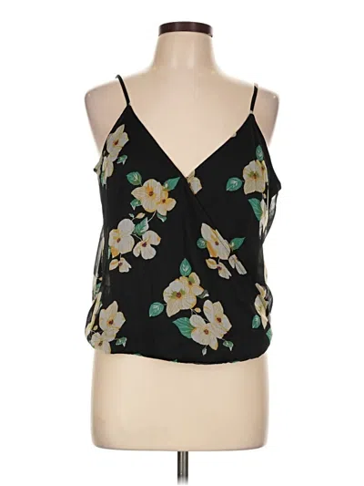 Pre-owned Free Press Sleeveless Blouse In Black