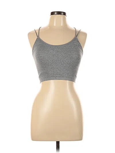 Pre-owned Free Press Tank Top Gray Halter Neckline Tops