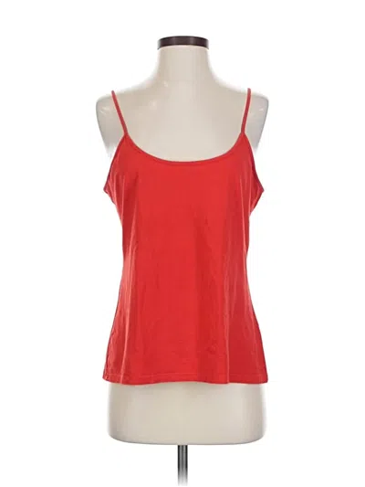 Pre-owned Free Press Tank Top Red Strapless Neckline Tops