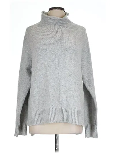 Pre-owned Free Press Turtleneck Sweater In Gray