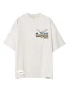 Free Refills Graphic-print T-shirt In White