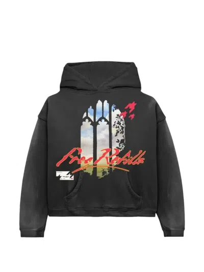 Free Refills Graphic Rehab Hoodie In Gray