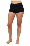 Free Sport By Gottex Basic High Waist Swim Short In Black