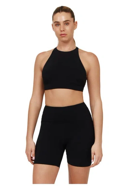 Free Sport By Gottex Bondi Beach High Neck Bikini Top In Black