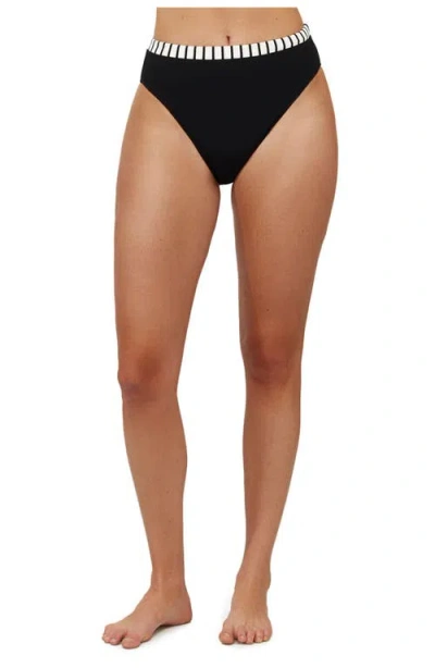 Free Sport By Gottex Coco High Waist Bikini Bottom In Black