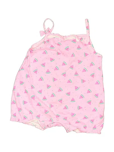 Pre-owned Free Style Kids' Romper In Pink