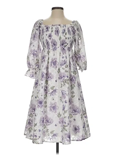 Pre-owned Free The Roses Casual Dress In Purple