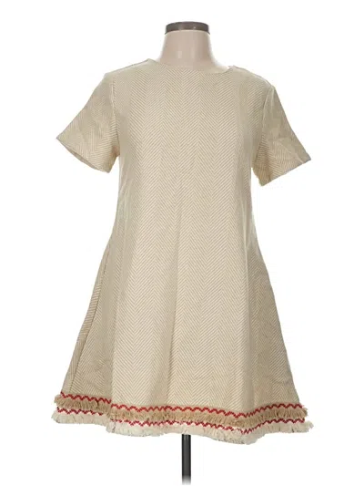 Pre-owned Free The Roses Casual Dress In Tan