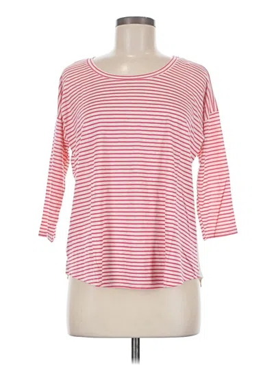 Pre-owned Freebird 3/4 Sleeve Top Red Boatneck Tops