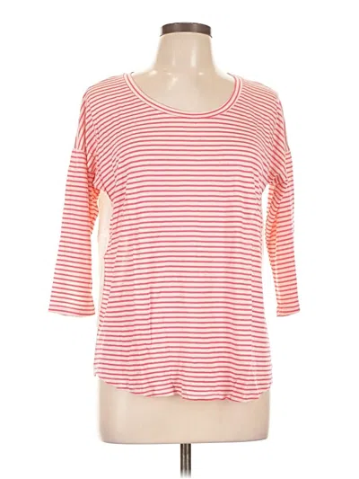 Pre-owned Freebird 3/4 Sleeve Top Red Scoop Neck Tops